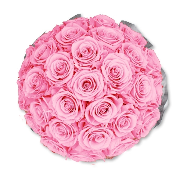 Rosenbox Infinity Rosen rosa | Flowerbox | Blumenbox | L Bouquet black