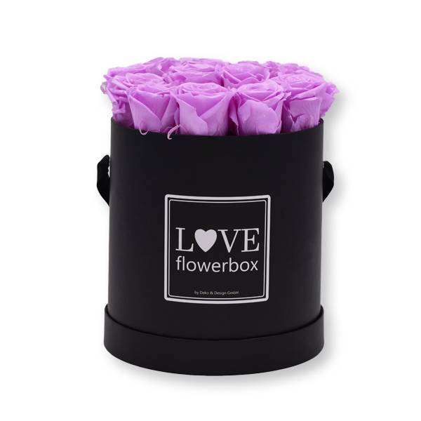 Flowerbox Modern | Large | Rosen Baby Lilli (Flieder)