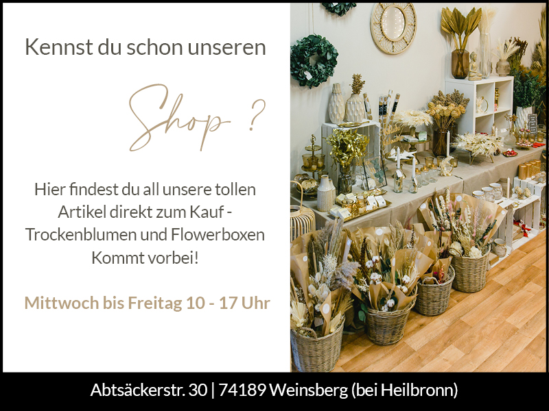 Kennst Du schon unseren Shop?