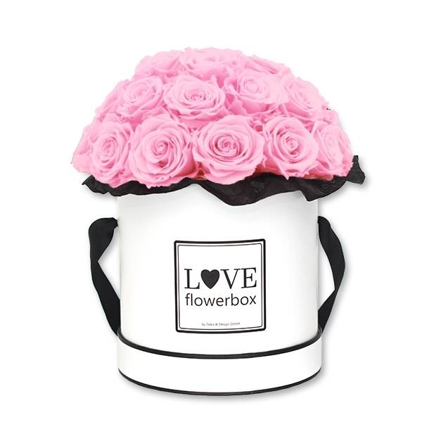Flowerbox Bouquet | Large | Rosen Bridal Pink (Hellrosa)