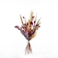 Trockenblumenstrauß Stiller Moment M | Trockenblumen natur-rot-bordeaux Trockenblumenstrauß Stiller Moment M | Trockenblumen natur-rot-bordeaux