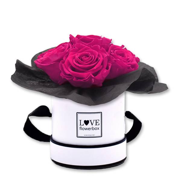 Flowerbox Bouquet | Small | Rosen Raspberry (Himbeere)