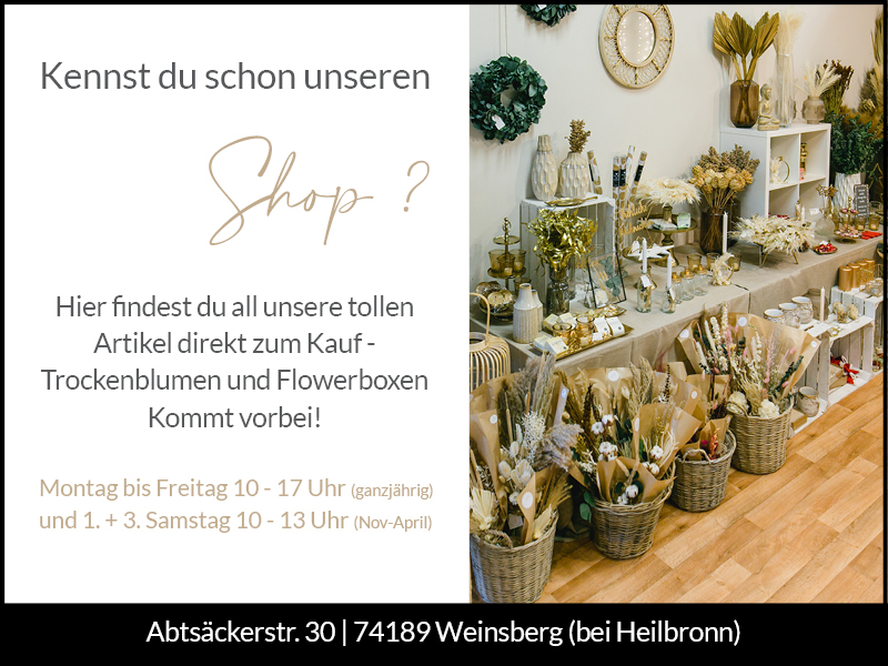 Kennst Du schon unseren Shop?