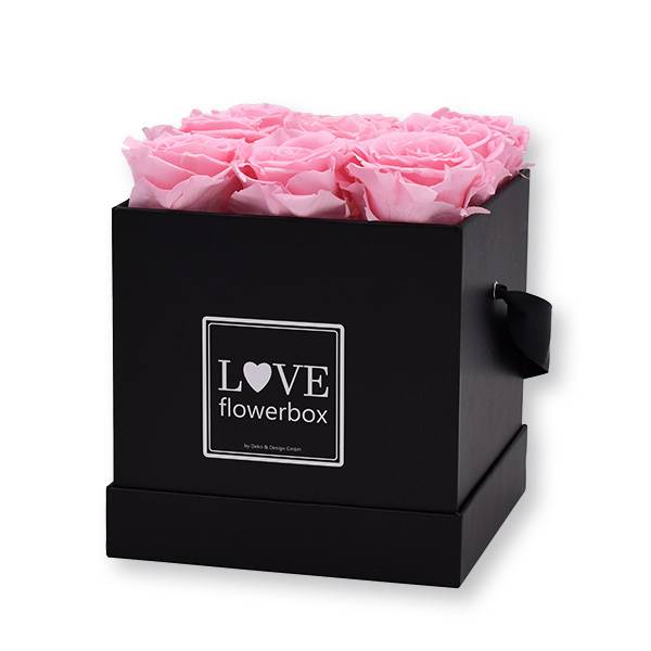 Flowerbox Modern | Medium | Rosen Bridal Pink (Hellrosa)