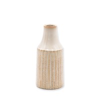 Vase Keramik | Raute | beige-natur | 26 cm Vase Keramik | Raute | beige-natur | 26 cm