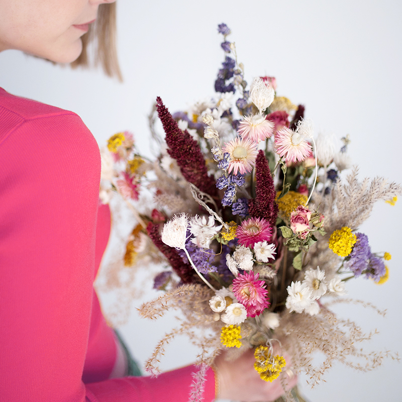 Trockenblumen Trockenblumenstrauß Hochzeit