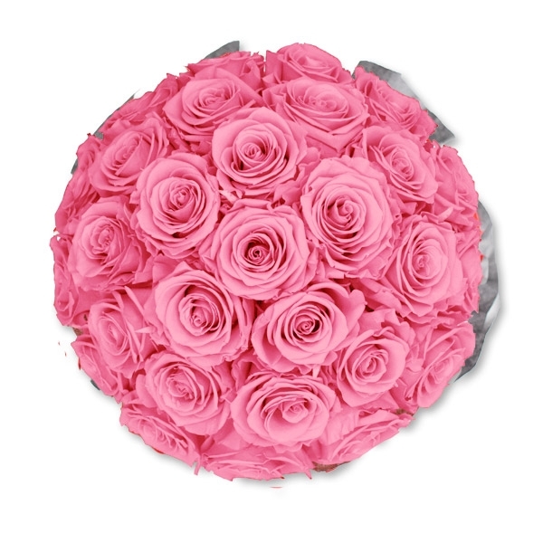 Rosenbox Infinity Rosen baby rosa | Flowerbox | Blumenbox | L Bouquet white