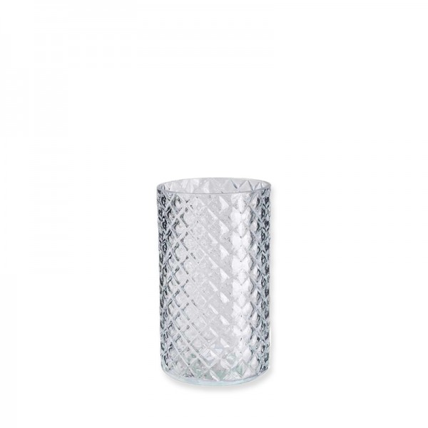 Vase Kristall Optik | Glas klar | 18,5 cm
