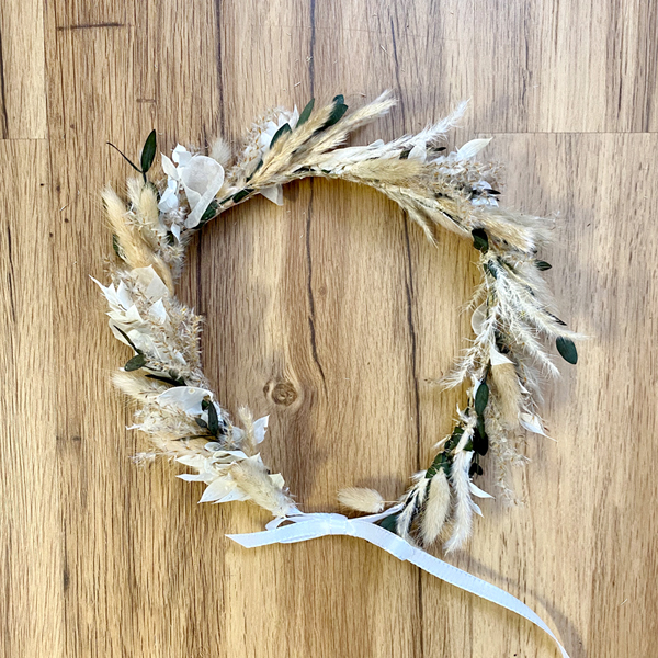 Trockenblumen Kopfkranz Braut | Trauzeugin | Boho Liebe | natur