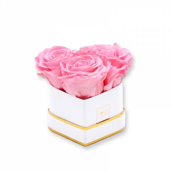 Flowerbox Herz | Mini | Rosen baby pink (rosa)