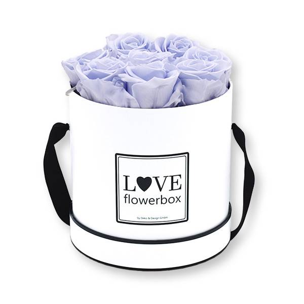 Flowerbox_rosenbox_blumenbox_rund_Medium_weiss_Infinity_Rosen_coollavender_flieder.jpg