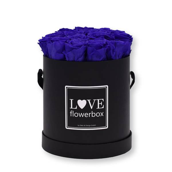 Flowerbox Modern | Large | Rosen Dark Blue (Dunkelblau)