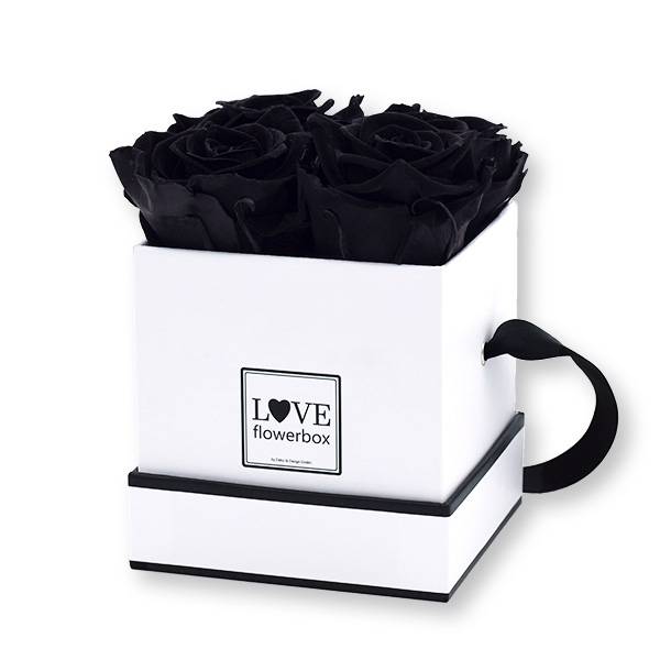 Flowerbox Modern | Small | Rosen Black (Schwarz)