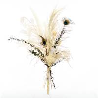 Trockenblumenstrauß Pfauenauge L | Pampasgras, Pfauenauge, Eukalyptus | Trockenblumen weiss-natur-grün Trockenblumenstrauß Pfauenauge L | Pampasgras, Pfauenauge, Eukalyptus | Trockenblumen weiss-natur-grün