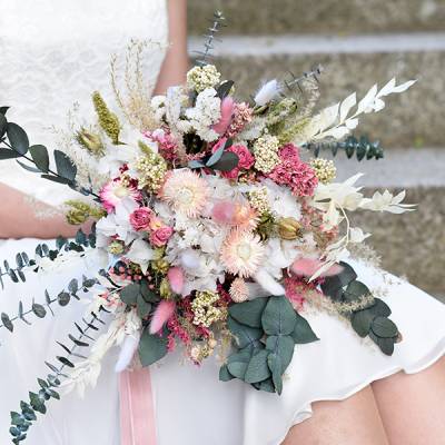 Trockenblumen Trockenblumenstrauß Hochzeit
