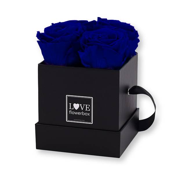 Flowerbox Modern | Small | Rosen Dark Blue (Dunkelblau)