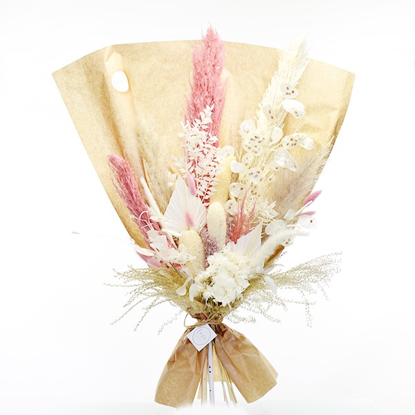 Trockenblumenstrauß Zartliebe XL