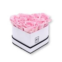 Flowerbox Herz | Small | Rosen Bridal Pink Flowerbox Herz | Small | Rosen Bridal Pink