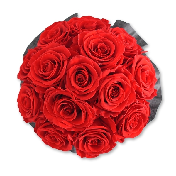 Rosenbox Infinity Rosen rot | Flowerbox | Blumenbox | M Bouquet black