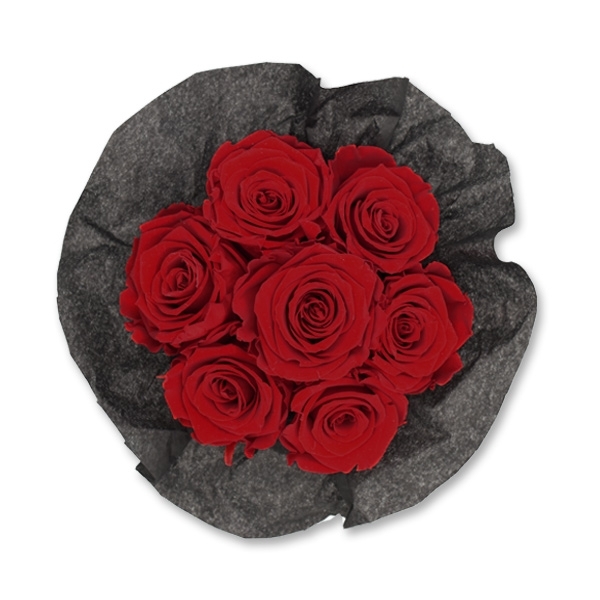 Rosenbox Infinity Rosen bordeaux | Flowerbox | Blumenbox | S Bouquet black