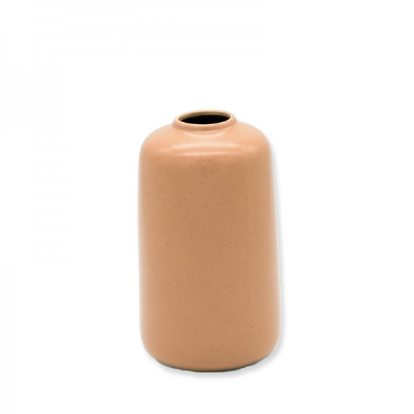 Vase Keramik | hellbraun I 20 cm
