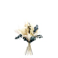Trockenblumenstrauß Naturmoment S rund | weiss-natur-grün Trockenblumenstrauß Naturmoment S rund | weiss-natur-grün