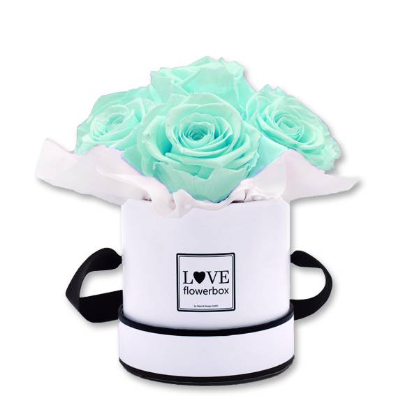 Flowerbox Bouquet | Small | Rosen Minty Green (Mint)