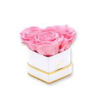 Flowerbox Herz | Mini | Rosen baby pink (rosa) Flowerbox Herz | Mini | Rosen baby pink (rosa)