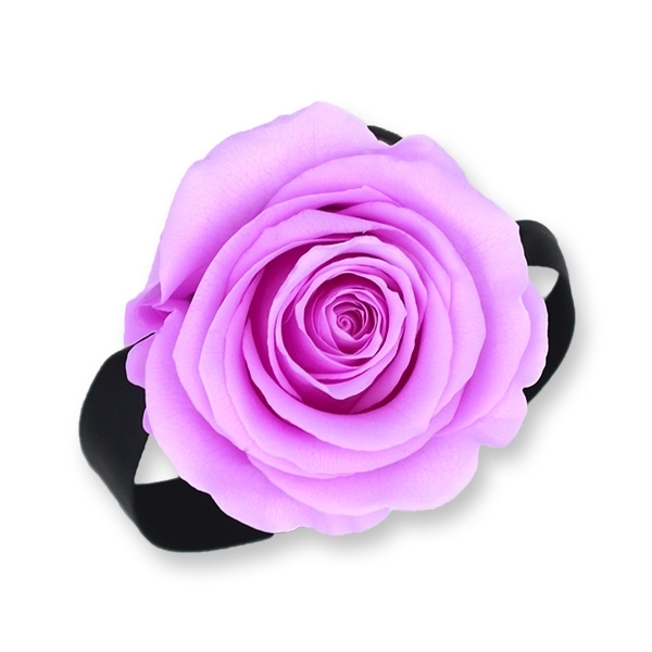 Rosenbox Infinity Rosen flieder | Flowerbox | Blumenbox | XS Modern black