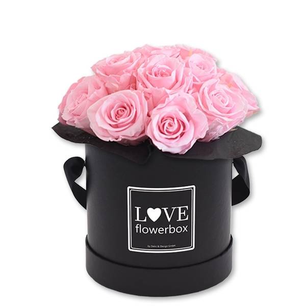 Flowerbox Bouquet | Medium | Rosen Bridal Pink (Hellrosa)