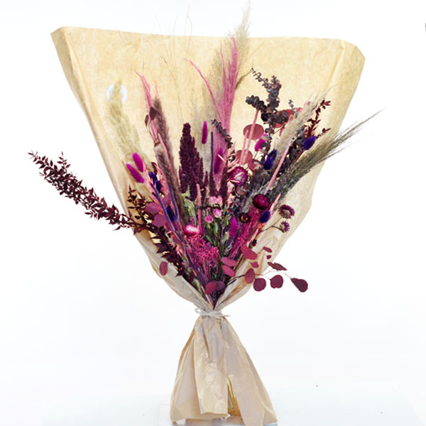 Trockenblumenstrauß Beerenzauber XL | rosa-pink-beere
