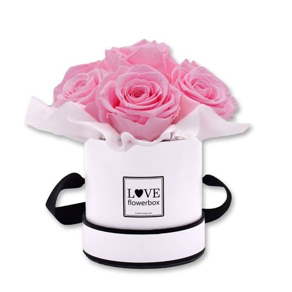 Flowerbox Bouquet | Small | Rosen Baby Pink (Rosa)