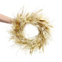 Trockenblumen Kranz | Boho Liebe| Türkranz | Wandkranz | Tischkranz | 35cm | weiss-natur-braun Trockenblumen Kranz | Boho Liebe| Türkranz | Wandkranz | Tischkranz | 35cm | weiss-natur-braun