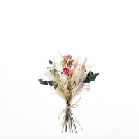 Trockenblumenstrauß Traummoment S rund | rosa-natur-weiss-gruen-pink Trockenblumenstrauß Traummoment S rund | rosa-natur-weiss-gruen-pink