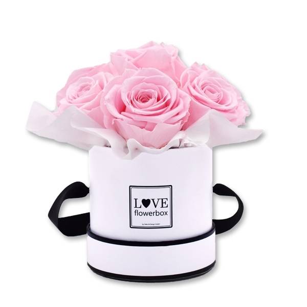 Flowerbox Bouquet | Small | Rosen Bridal Pink (Hellrosa)